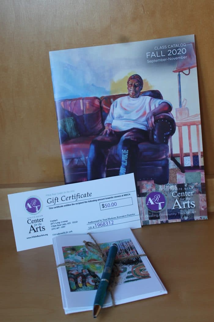 White Bear Center for the Arts Classes Value $50